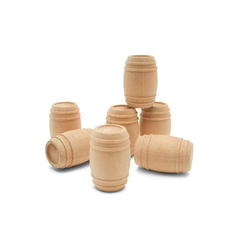 wood barrel samples made by cnc turning lathe machine  (1)
